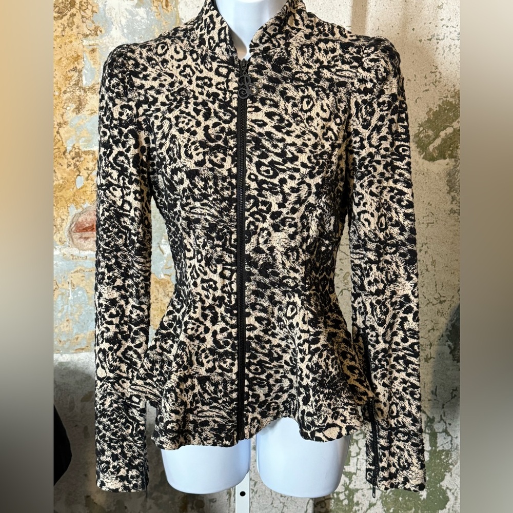 Stretchy Betsey Johnson Peplum Jacket